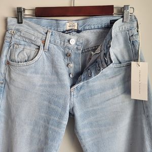 🆕 Citizens of Humanity Emerson High Waist Boyfriend Jeans Distressed Roc…
